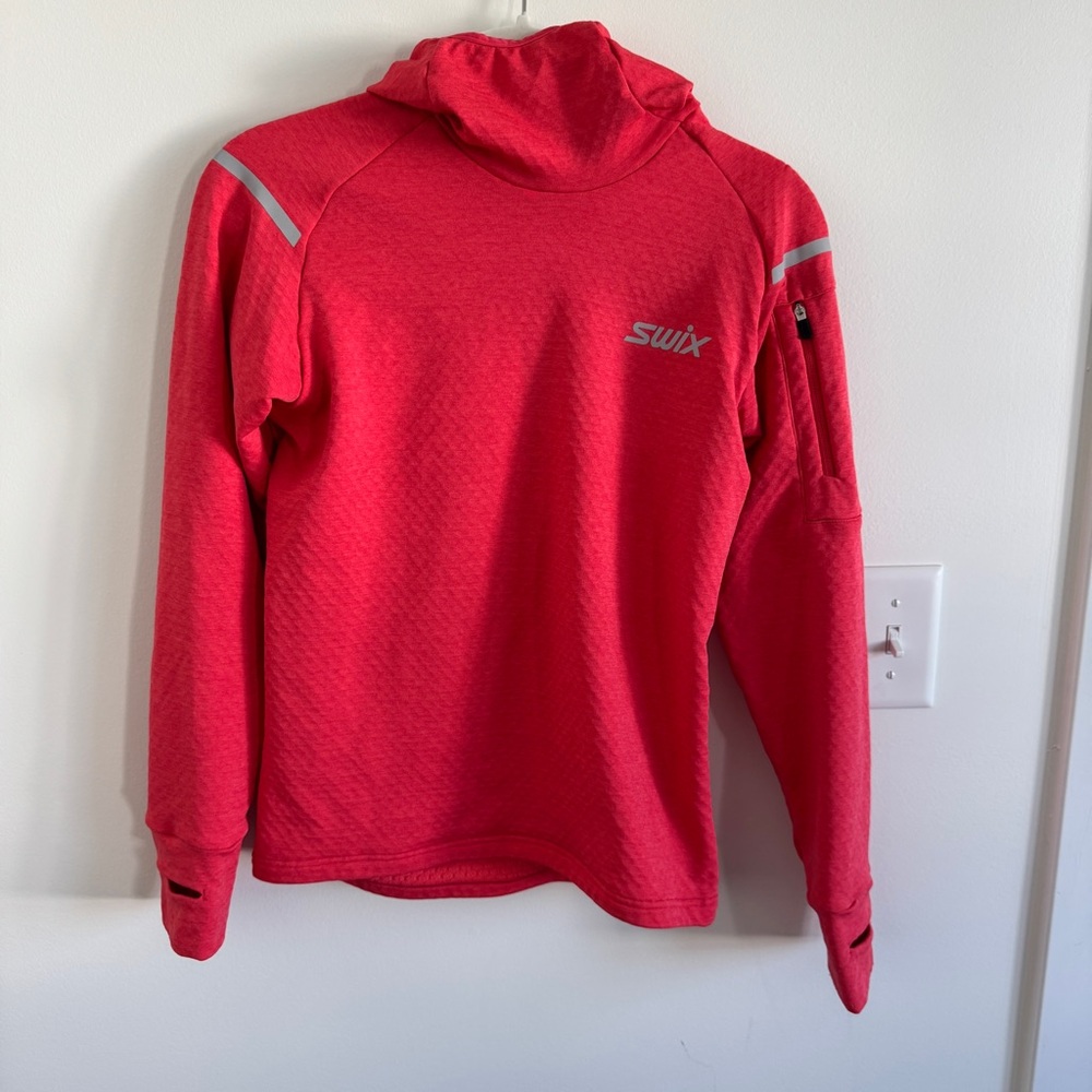 Swix Women's Coral Red Hoodie - XS